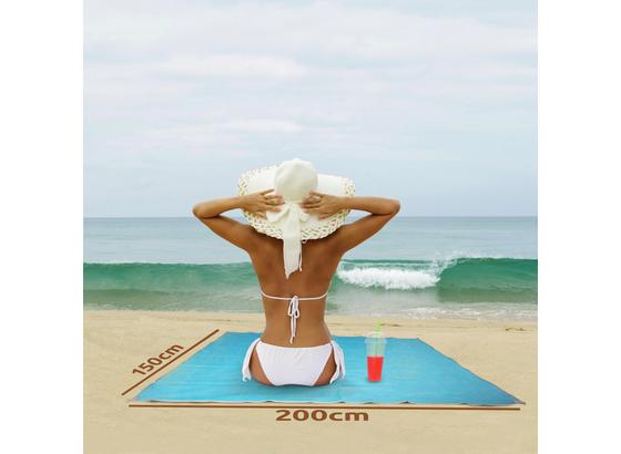 Strandmatte Rimini - Türkis, KONVENTIONELL, Textil (150/200cm) - Ombra Strandmatte Rimini - Türkis, KONVENTIONELL, Textil (150/200cm) - Ombra