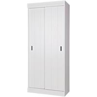 SCHRANK Row Weiß B: 85cm - Weiß, Basics, Holz (85/195/44cm) - MID.YOU