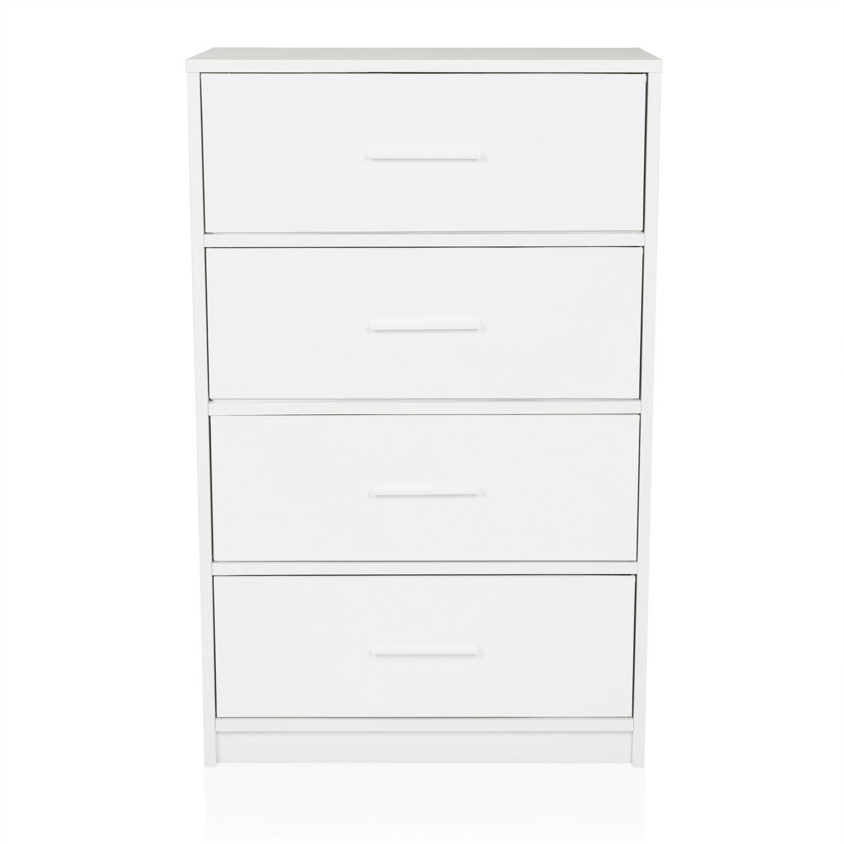 Kommode Estoria Weiß B: 58 cm - Weiß, KONVENTIONELL, Holzwerkstoff (58/91,5/30cm) - MID.YOU