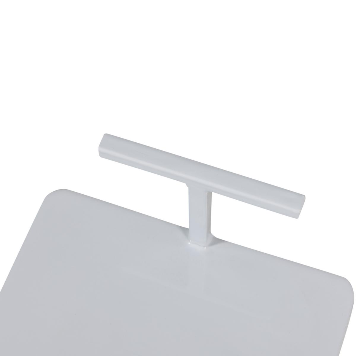 Beistelltisch Toste Hellblau B: 22 cm - Hellblau, Design, Metall (22/22/64cm) - Livetastic