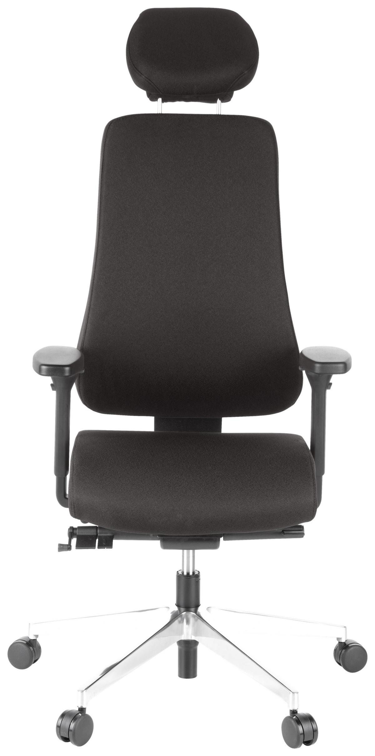 Drehstuhl Pro-Tec 400 Schwarz - Schwarz, MODERN, Kunststoff/Textil (70/148/65cm) - MID.YOU