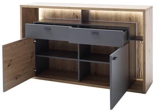 Regalbodenbeleuchtung Lizzano 10 W Inkl. Trafo 315 Cm - Schwarz, Design, Kunststoff (315/1/1cm) - MID.YOU