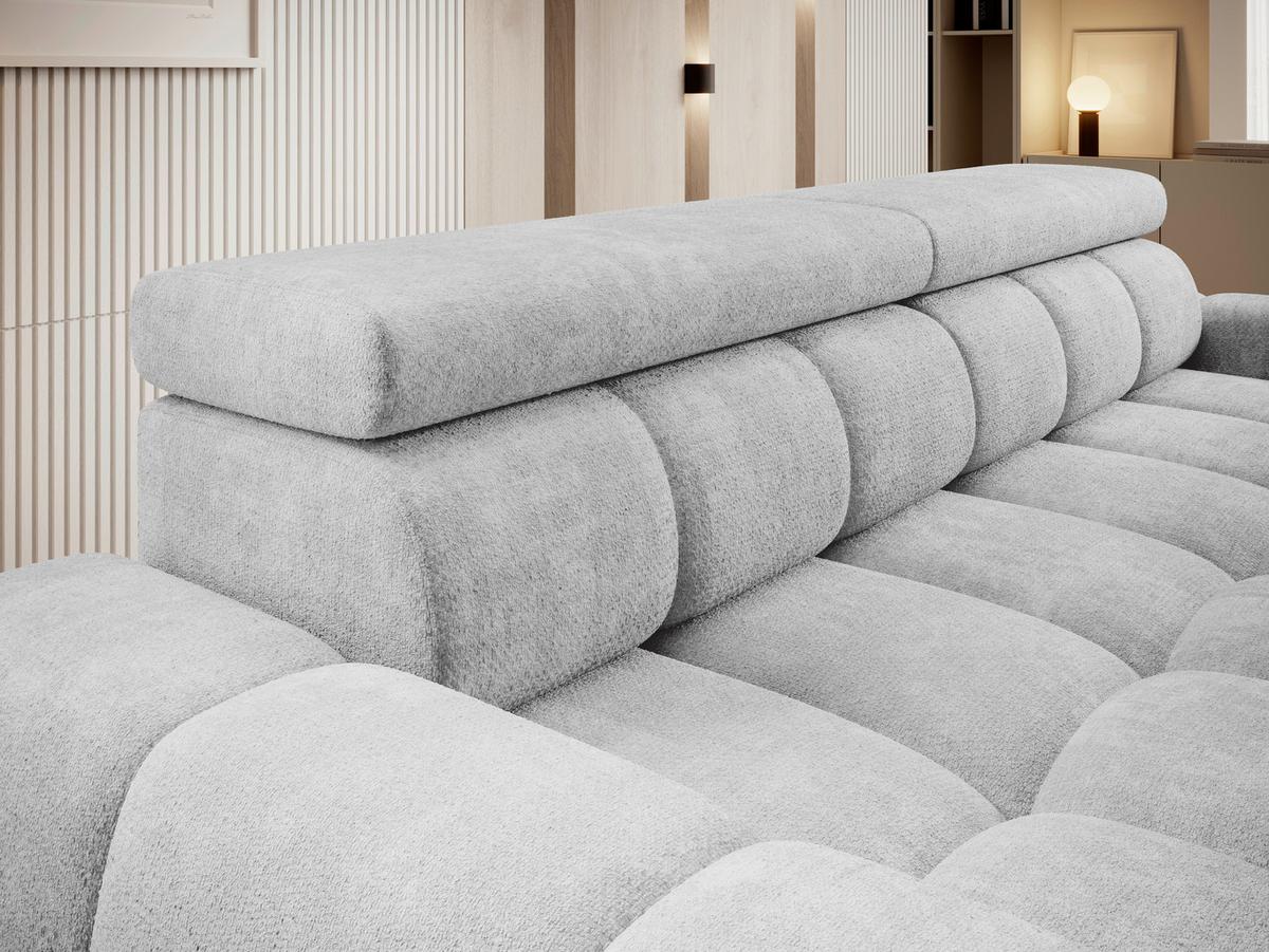 Bigsofa Bull Webstoff Greige, B: 248 Cm - Greige/Schwarz, Trend, Textil (248/77-97/108cm) - Luca Bessoni