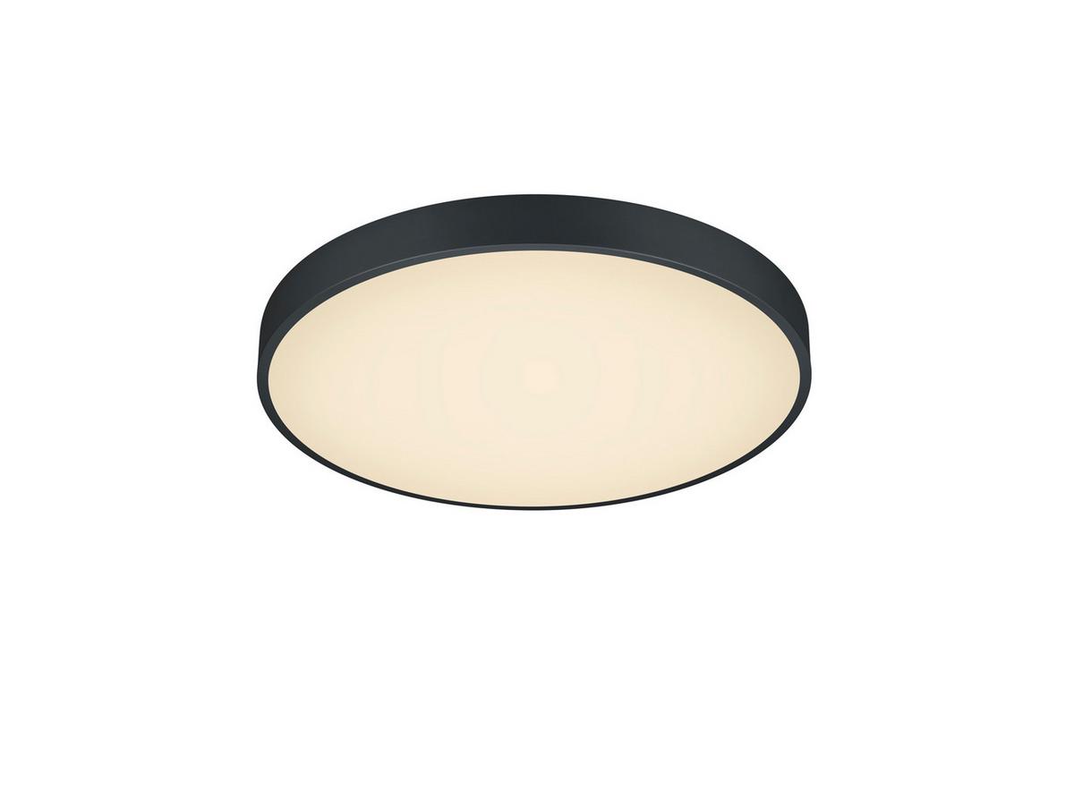 LED-Deckenleuchte 627415032 Waco - Schwarz/Weiß, Basics, Kunststoff/Metall (49,5/6,5cm) - Trio Leuchten