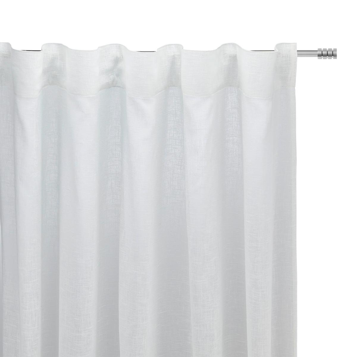 HOTOVÝ ZÁVES Elena, 140/255cm, biela - biela, Konventionell, textil (140/255cm) - Premium Living