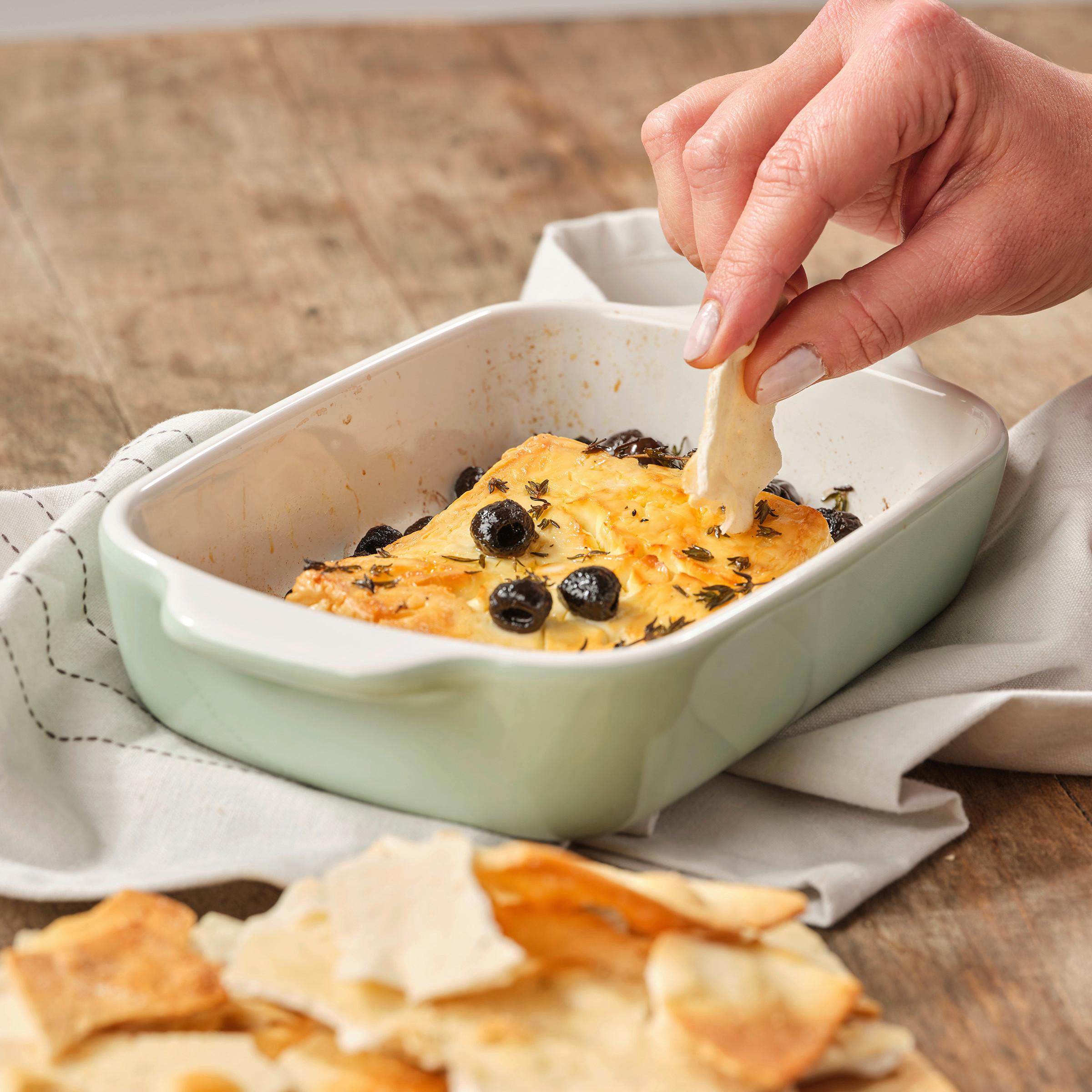 Auflaufform Stoneware Weiß/Hellgrün B: 15 cm - Weiß/Hellgrün, Basics, Naturmaterialien/Keramik (15cm) - Kitchenaid