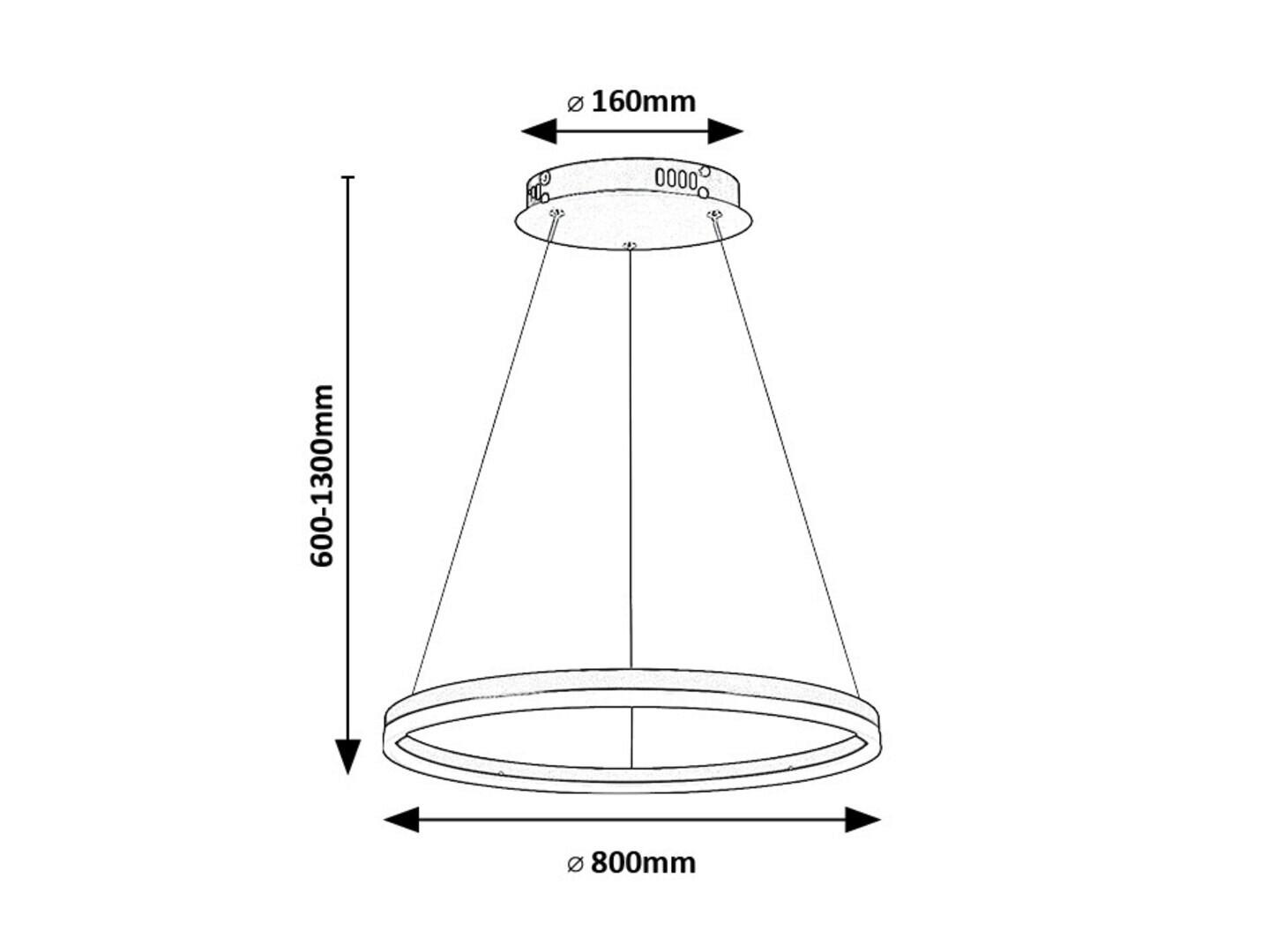 ZÁVESNÉ SVIETIDLO ISAURE - Design (80/130cm) - Rabalux