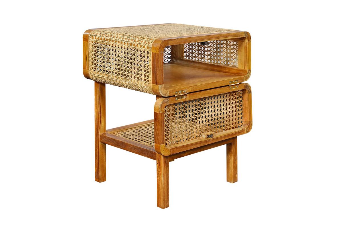 NACHTKÄSTCHEN Naturfarben B: 48cm - Naturfarben, Basics, Holz (48/60/45cm) - Livetastic