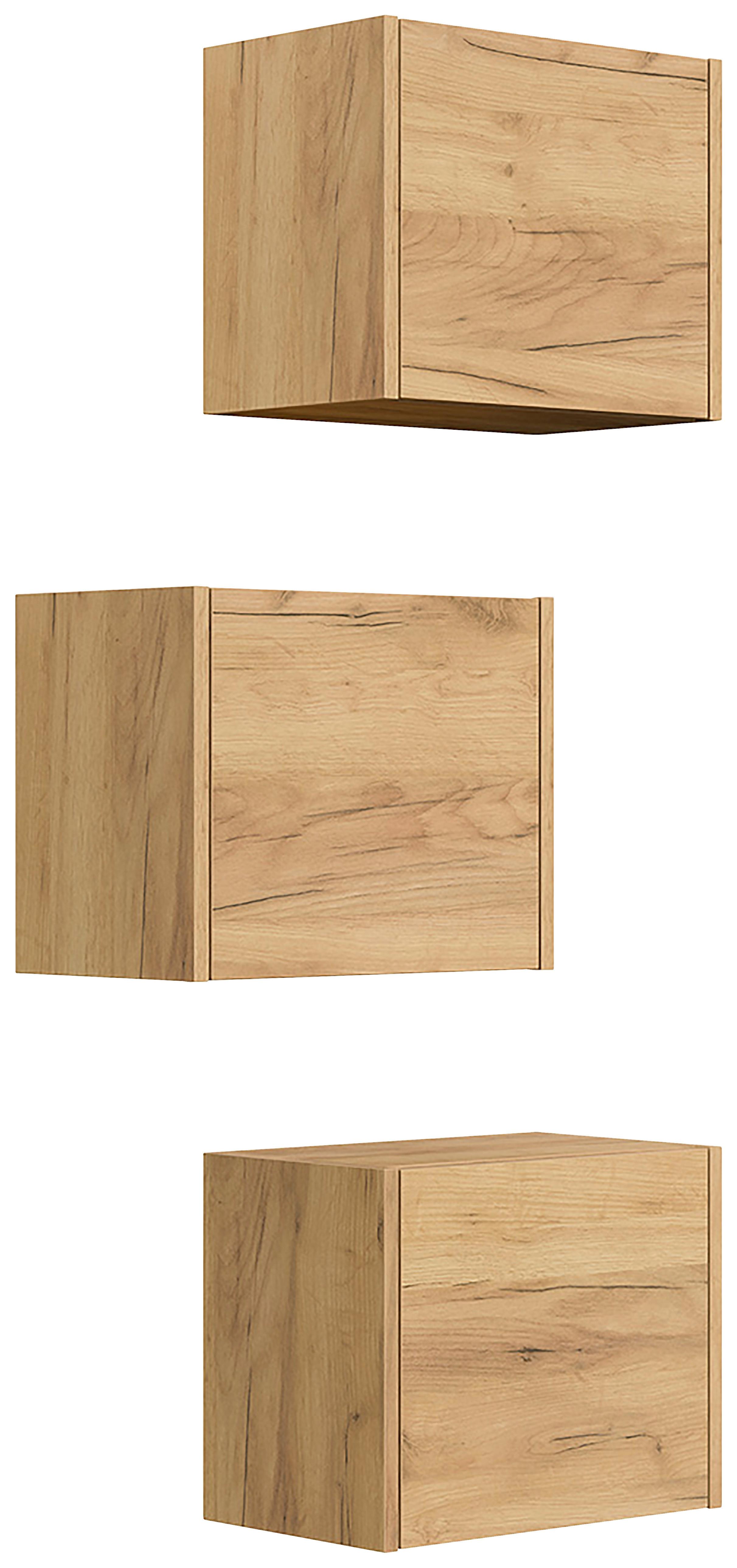 Hängeschrank Limes Eiche Dekor B: 41,4 Cm - Eichefarben, MODERN, Holzwerkstoff (41,4/33,3/25cm) - MID.YOU