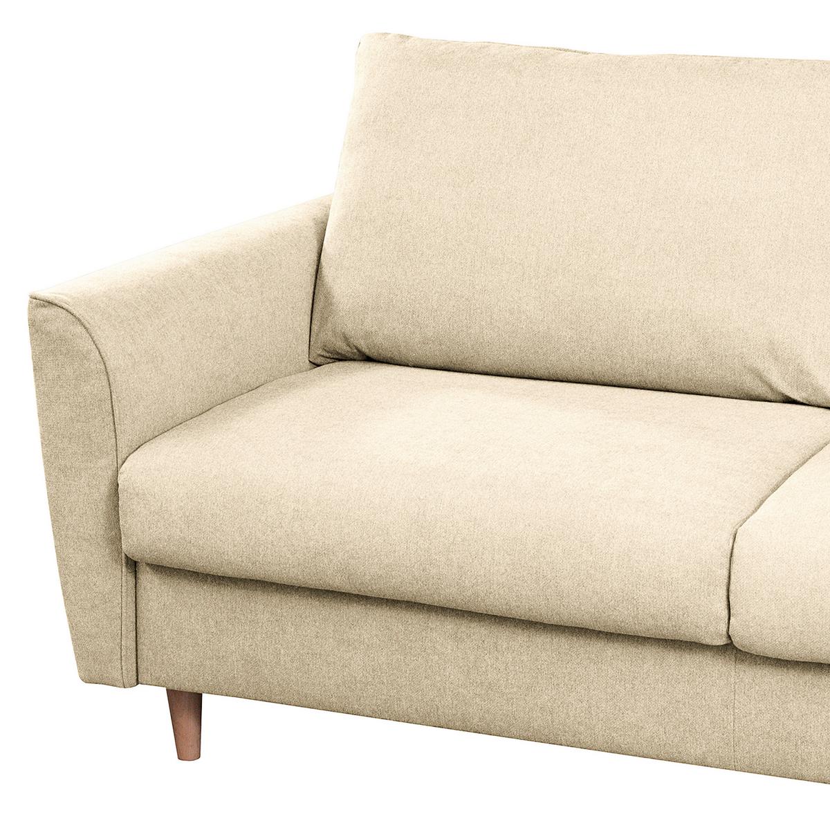 Schlafsofa Winter Creme B: 195 cm - Buchefarben/Creme, Design, Textil (195/90/102cm) - Livetastic