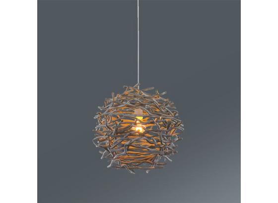 Závesná Lampa Tilda - sivá, Štýlový, umelá hmota/drevo (42/147cm) - Mömax modern living Závesná Lampa Tilda - sivá, Štýlový, umelá hmota/drevo (42/147cm) - Mömax modern living