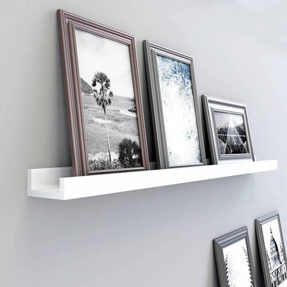 Hängeregal B: 115 Cm, Weiß - Weiß, Basics, Holzwerkstoff (115/5/10cm) - Boxxx