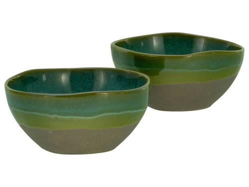 Schale 19678 Bas. Bio Oliv, Poke - Olivgrün, Trend, Keramik - Creatable