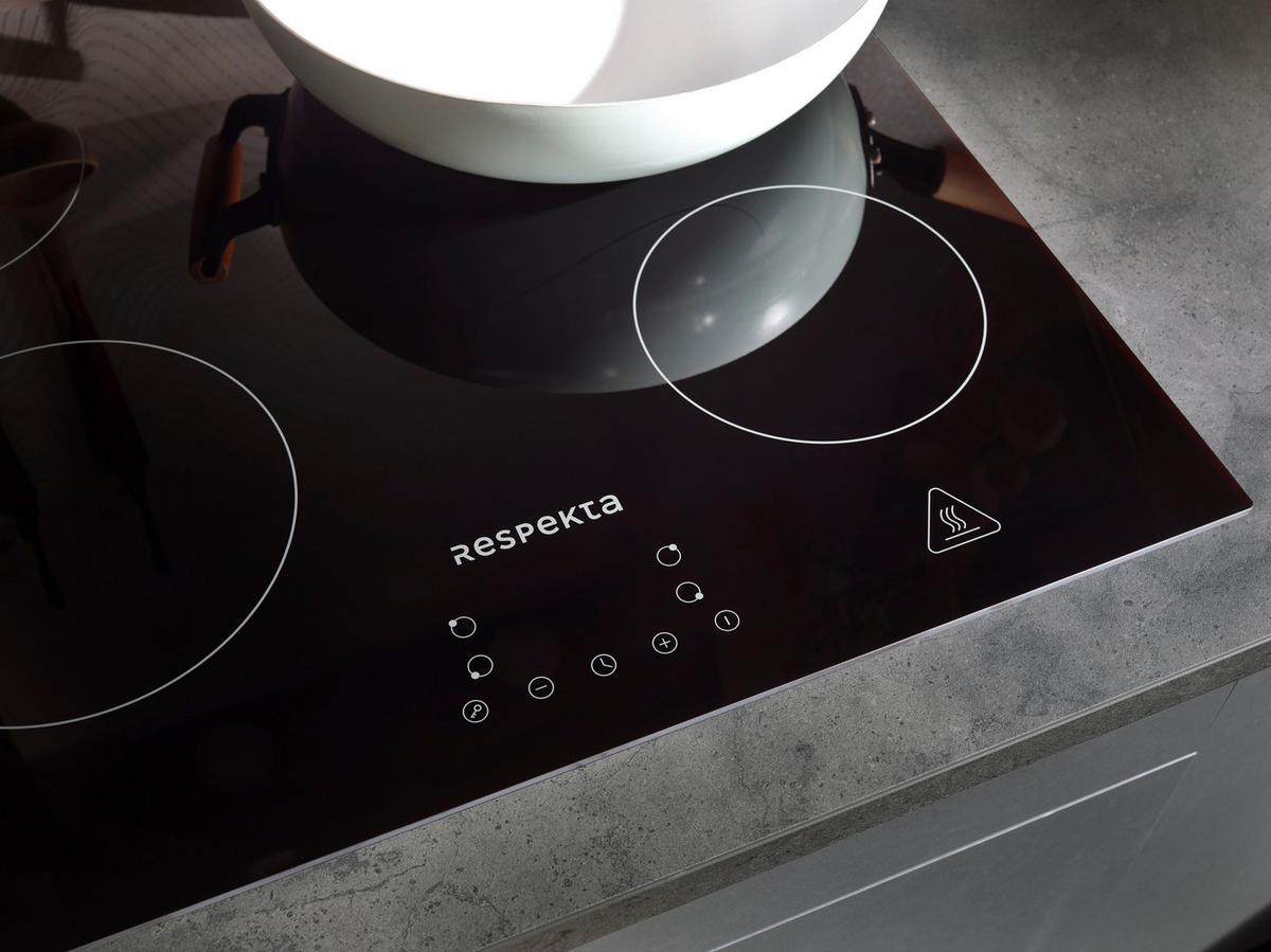 Eckküche Oliver Dunkelgrau S: 370x172cm - Dunkelgrau/Grau, Design, Holzwerkstoff (370/172cm) - Respekta