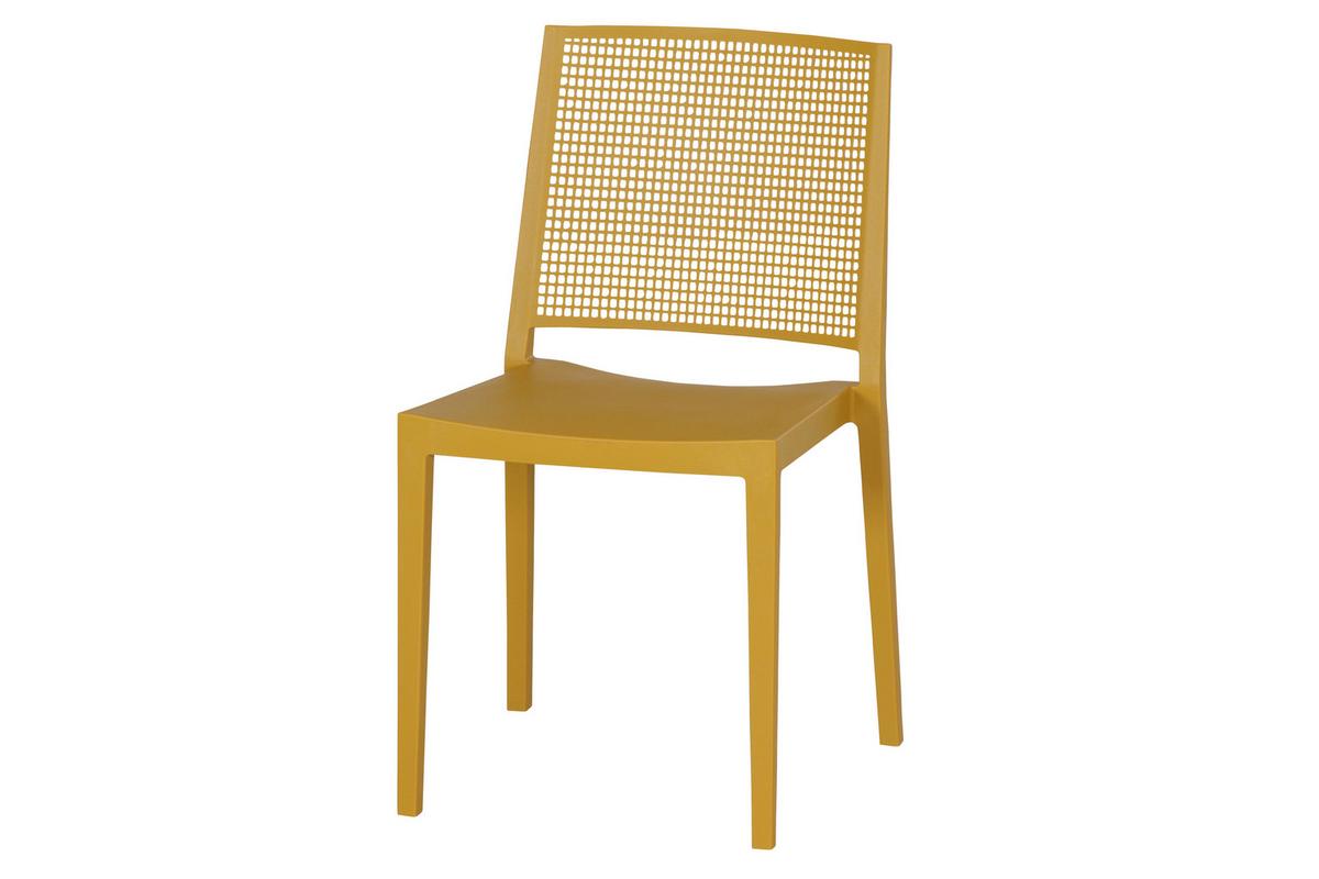 Stapelstuhl T20090 - Gelb, Basics, Kunststoff (46/80/56cm) - Siena Garden