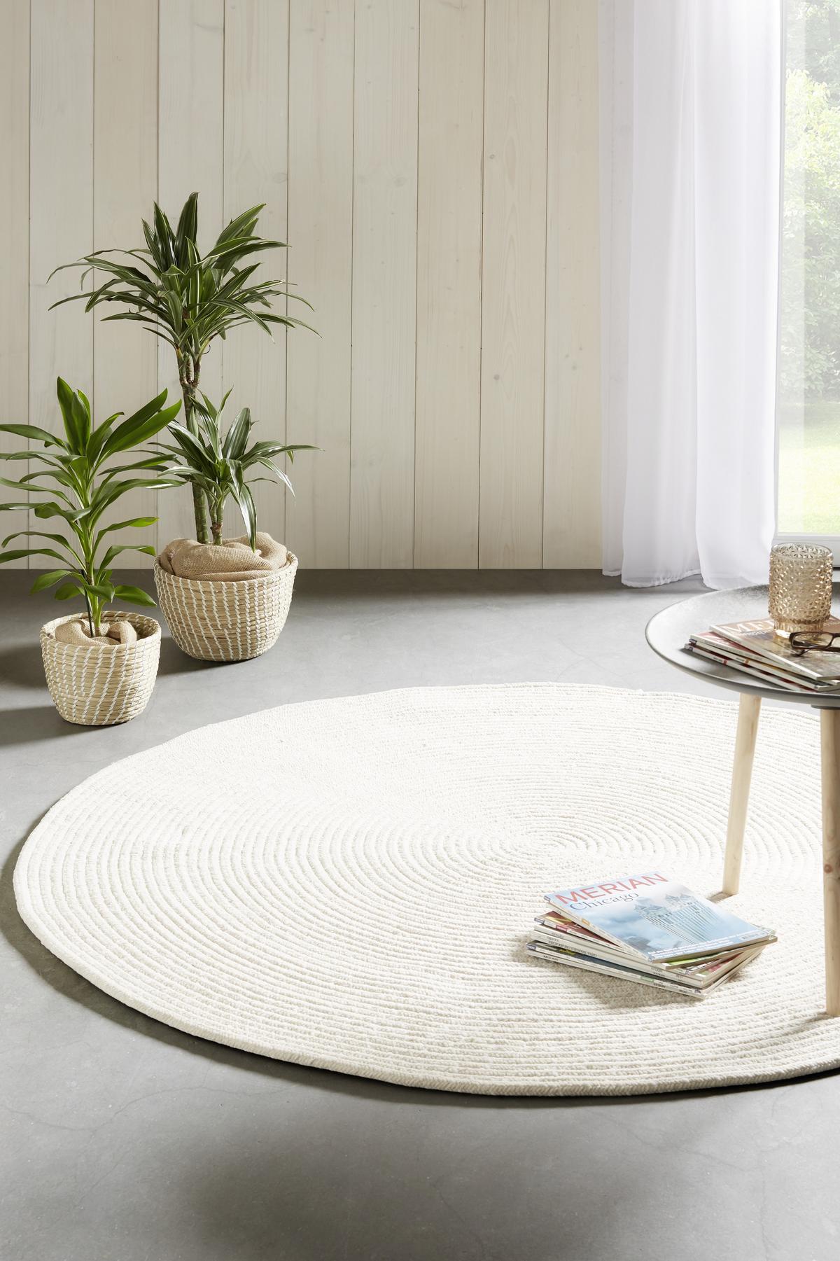 RUČNĚ TKANÝ KOBEREC Manila 1, 100cm - přírodní barvy, Basics, textil (100cm) - Modern Living