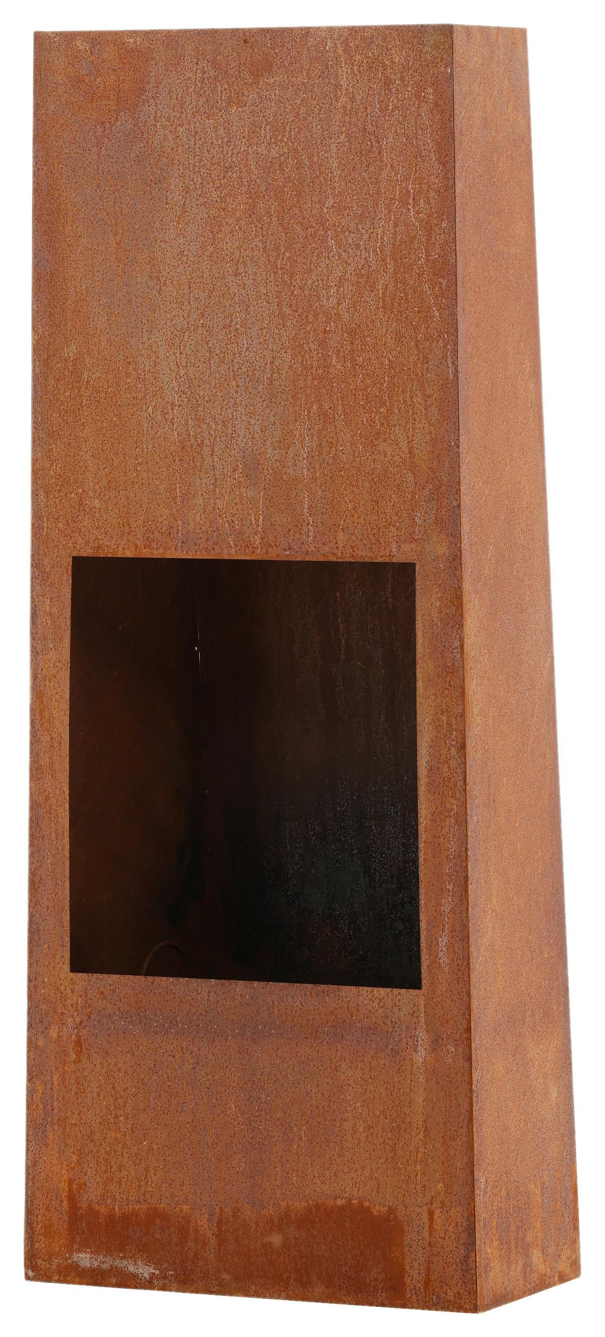 Feuerstelle Bastian - Dunkelorange, KONVENTIONELL, Metall (50/120/20cm) - Gardenson