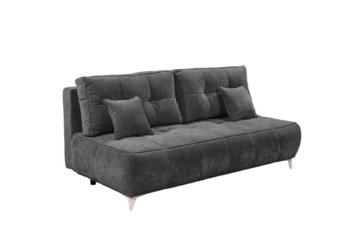 Schlafsofa Elisa Anthrazit, Schlaffunktion - Kaschmir/Anthrazit, MODERN, Textil (215/96/106cm) - MID.YOU