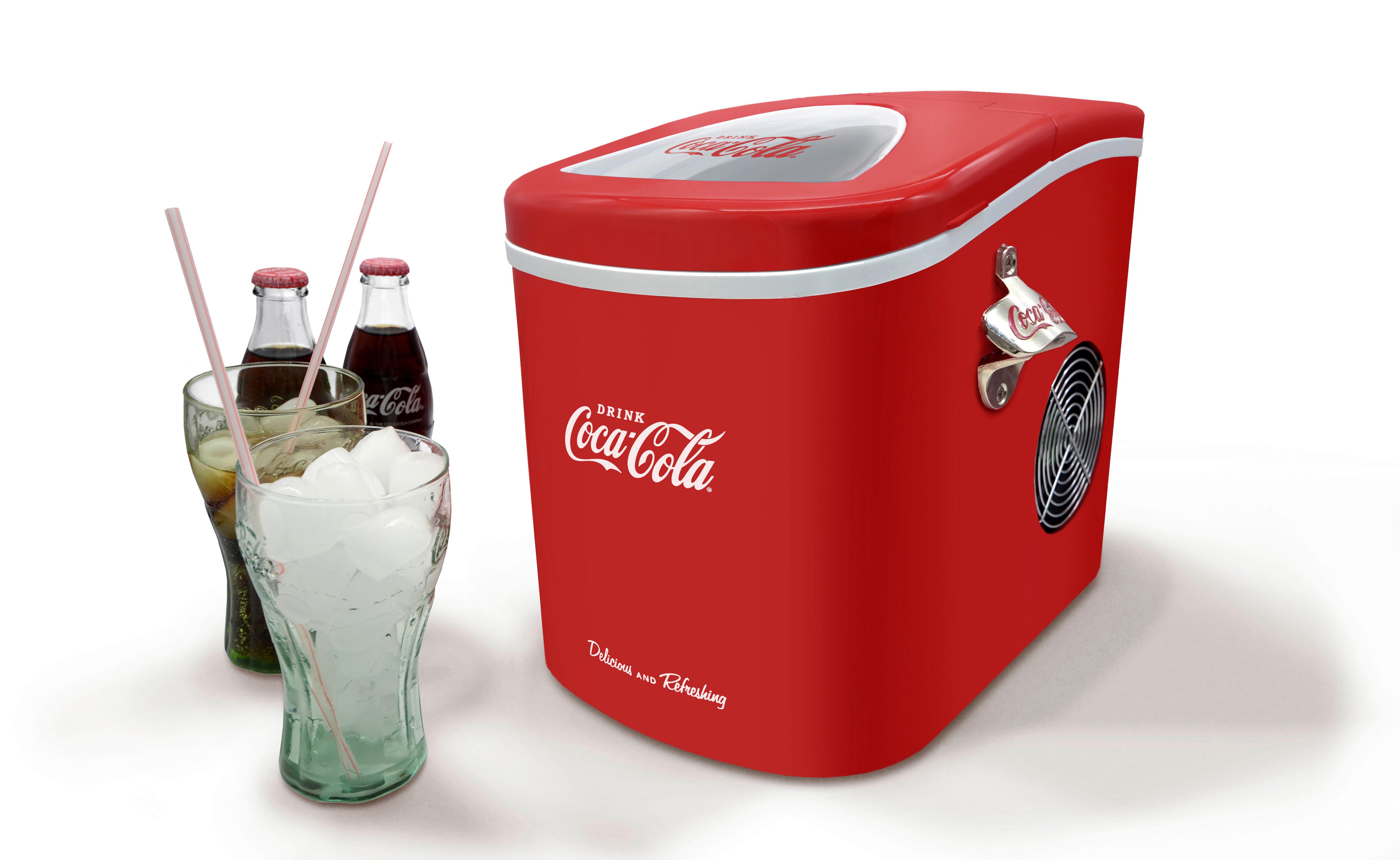 Eiswürfelmaschine Coca-Cola Seb-14cc 12 Kg/24 H - Rot/Weiß, Basics, Kunststoff (28/37,6/37,3cm) - Silva Homeline