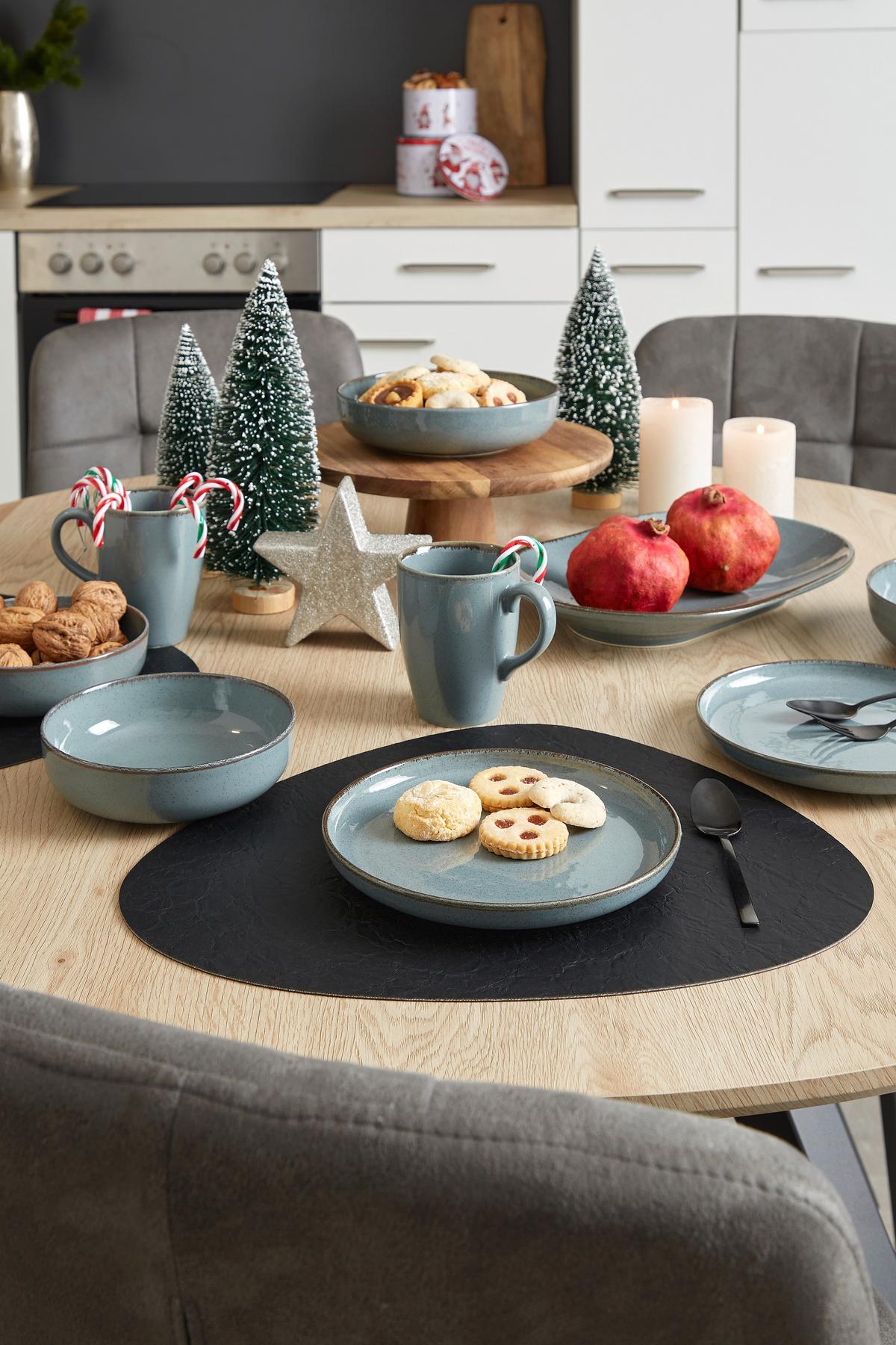 Dekostern Star, B/H: ca. 13/13cm - Grau, MODERN, Keramik (13/13/4cm)