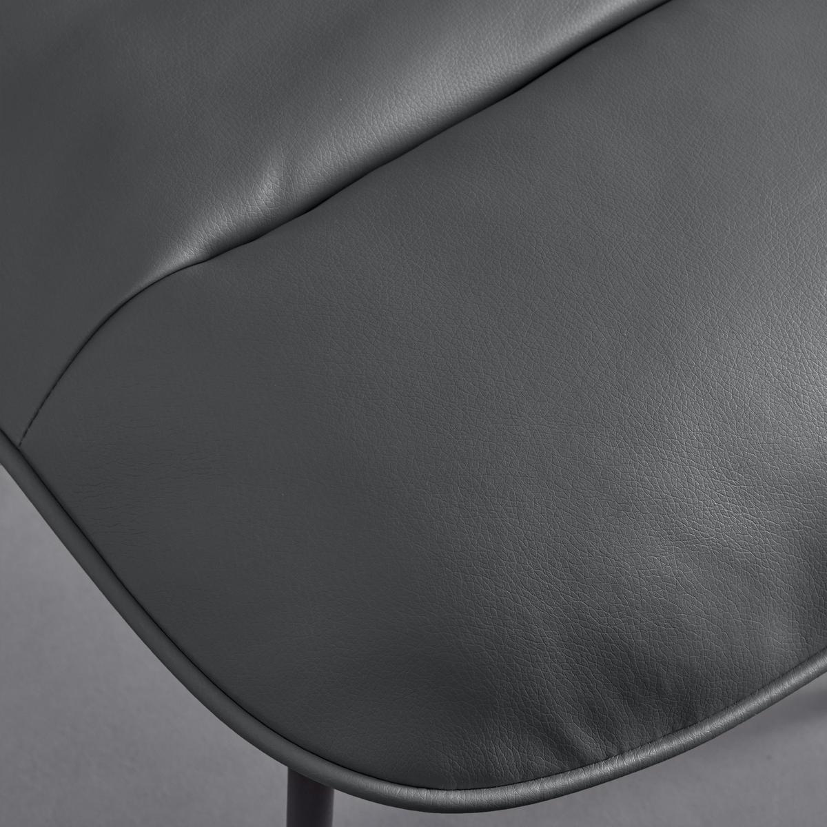 Stolička Ellis sivá - čierna/sivá, Modern, kov/drevo (43/80/50cm) - Bessagi Home