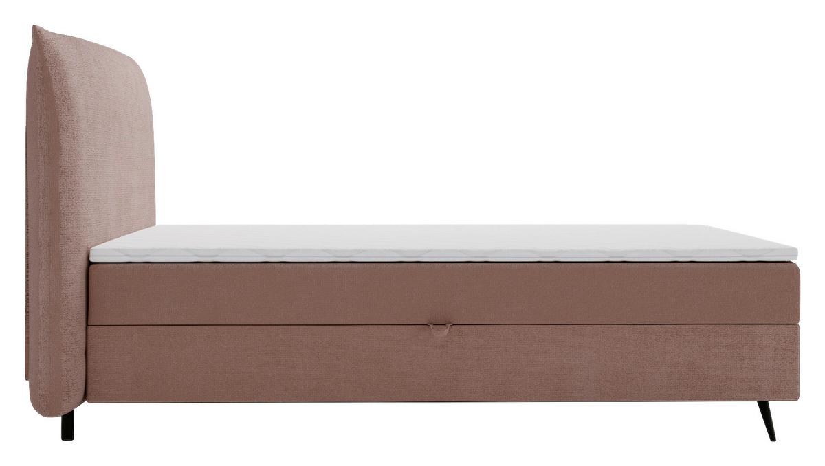 Boxbett Foxy Rostbraun - Rostfarben/Schwarz, Basics, Holz/Holzwerkstoff (180/200cm) - Livetastic