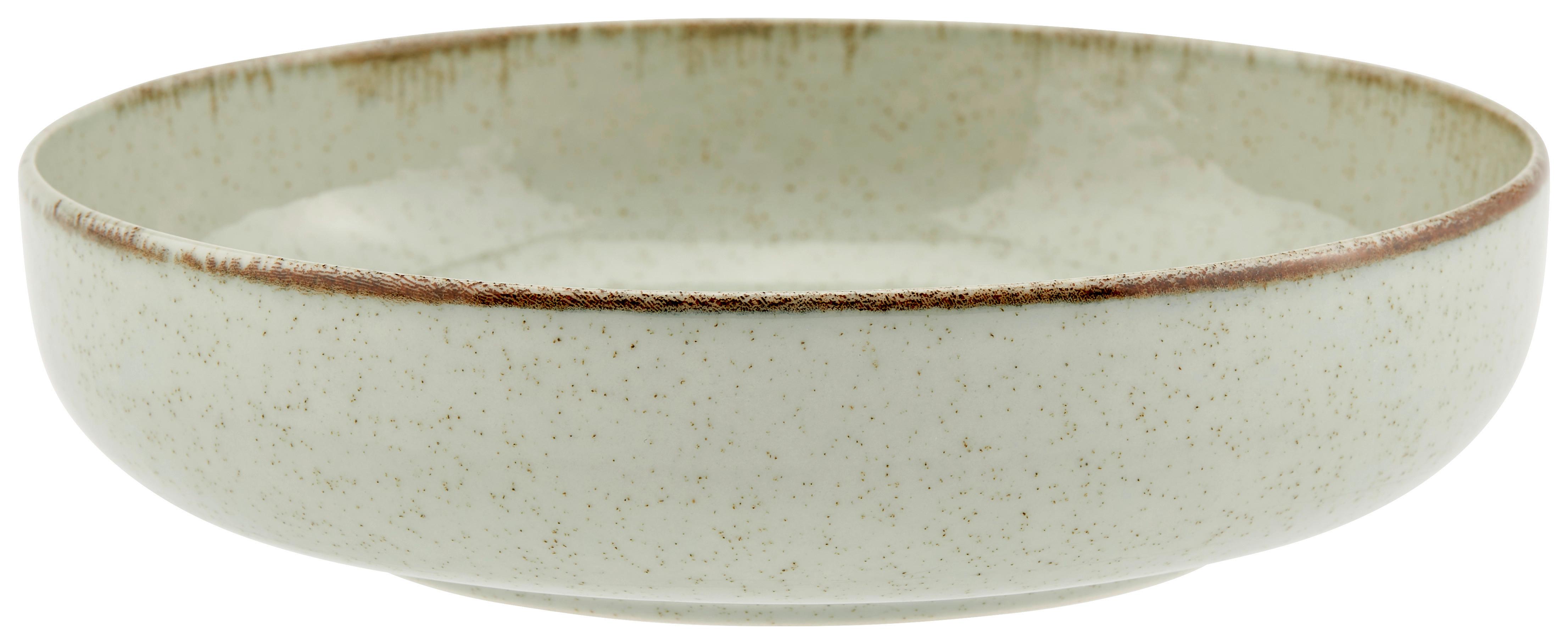 Suppenteller Porzellan Grün Sonora DxH: ca. 20x5 cm - Grün, MODERN, Keramik (20/4,7cm) - James Wood