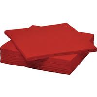 Serviette Lavenia - Rot, MODERN, Papier (33/33cm) - Luca Bessoni