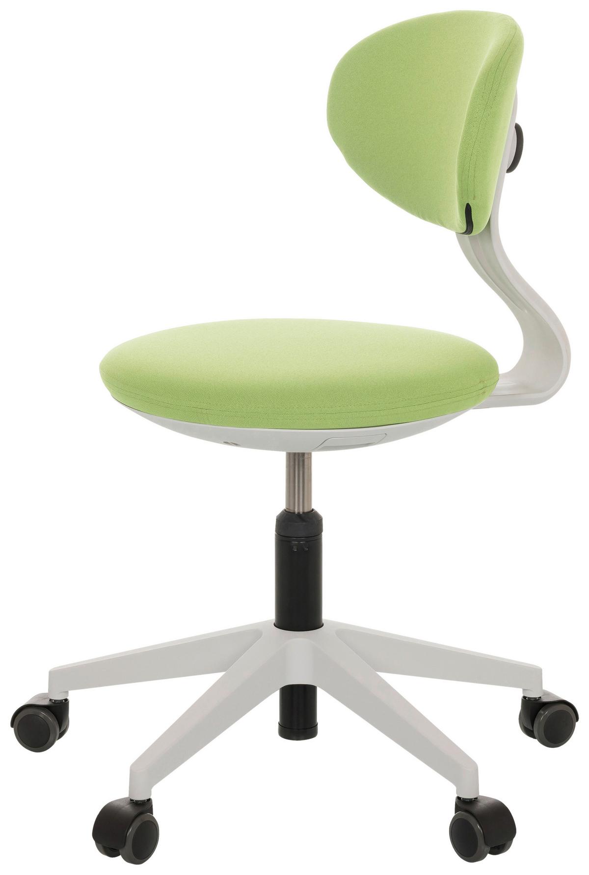 Jugenddrehstuhl Minimovo - Weiß/Grau, Basics, Kunststoff/Textil (42/66-87/52cm) - MID.YOU