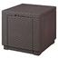 Gartenhocker Cube Polyrattan mit Kissen - Braun, MODERN, Kunststoff (42/39/42cm) - Allibert Gartenhocker Cube Polyrattan mit Kissen - Braun, MODERN, Kunststoff (42/39/42cm) - Allibert