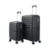 Reisekofferset Anna - Grau, KONVENTIONELL, Kunststoff/Textil - James Wood