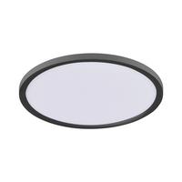 LED-Deckenleuchte Flat 15571-18 - Schwarz, Basics, Kunststoff/Metall (40/40/4,5cm)