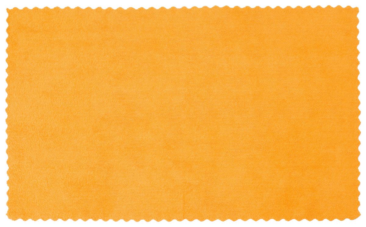Mikrofasertuch Putzi BxL: 30x50 cm - Limette/Orange, LIFESTYLE, Textil (30/50cm)
