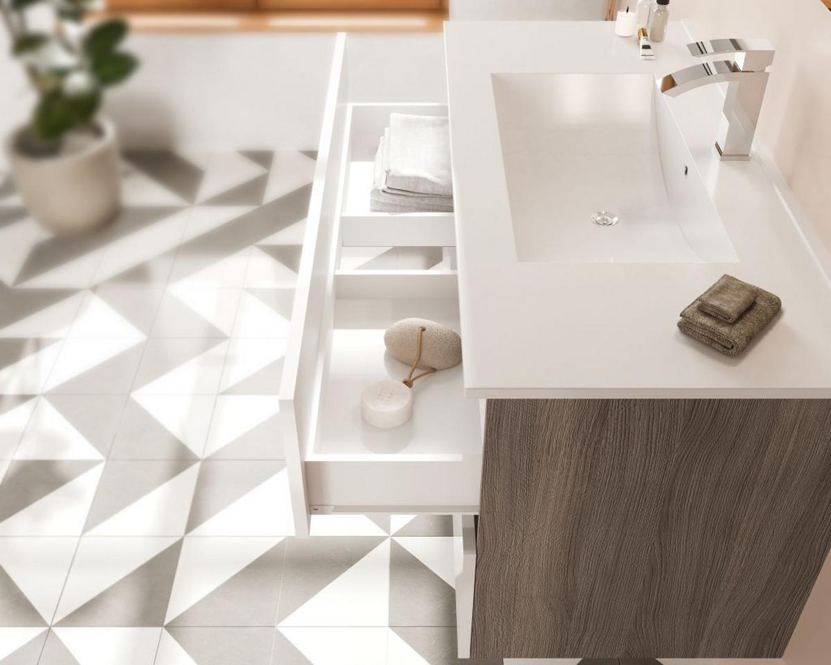 Fürdőszoba Blokk Eva 100cm - Konventionell (100/53/45cm)