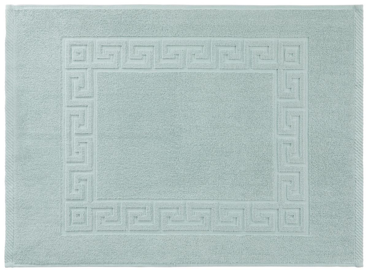 Fürdőszobaszőnyeg Mäander - mentazöld, Romantik / Landhaus, textil (50/70cm) - James Wood