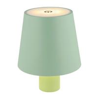 Akku-Tischleuchte 58438bs für Flaschen - Weiß/Hellgrün, Trend, Kunststoff/Metall (10,6/13cm) - Globo