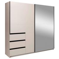 SCHIEBETÜRENSCHRANK Wilma Kaschmir B: 215cm - Kaschmir, MODERN, Holzwerkstoff (215/210/61,5cm) - P & B