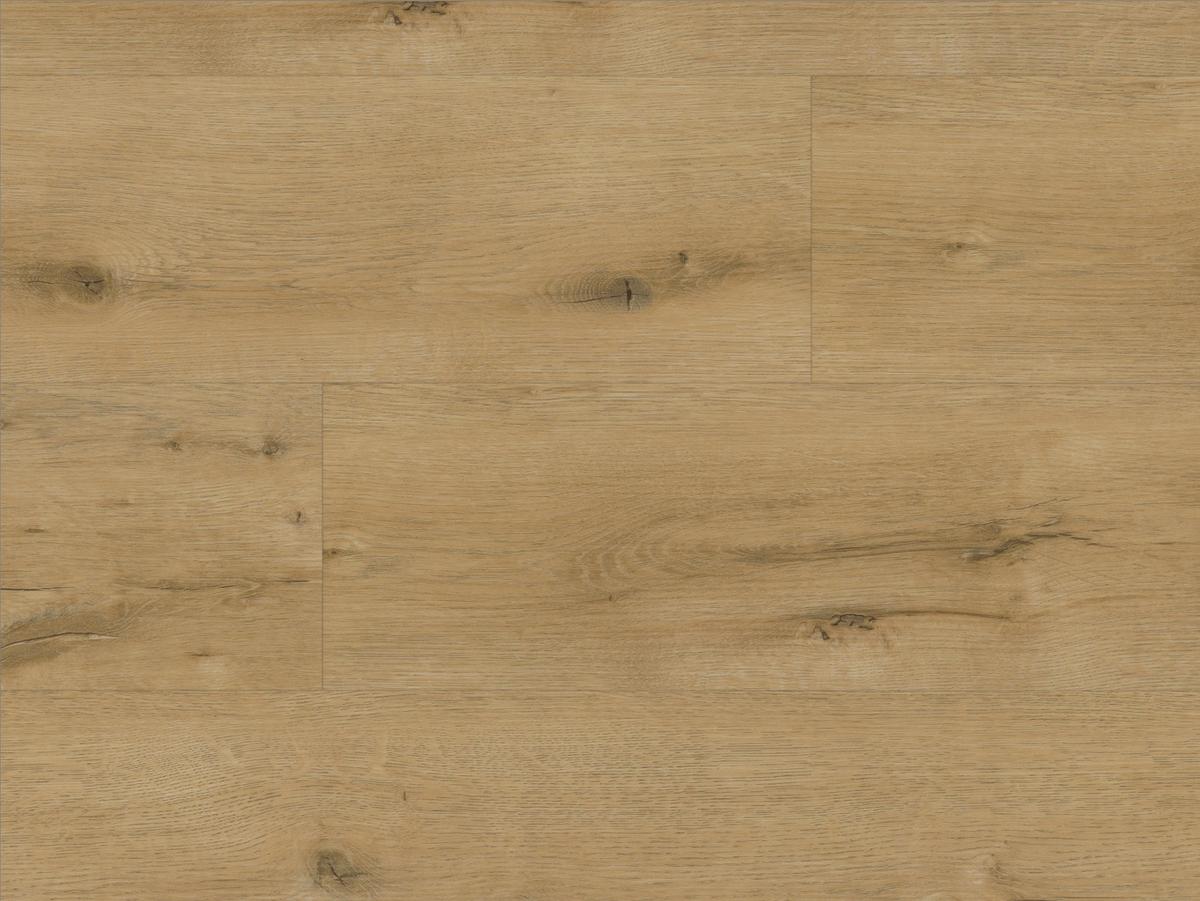 Designboden Eichefarben Hell Landhausdiele Stärke 2,5mm - Eichefarben, Basics, Kunststoff (121.9/18.4/0.25cm)