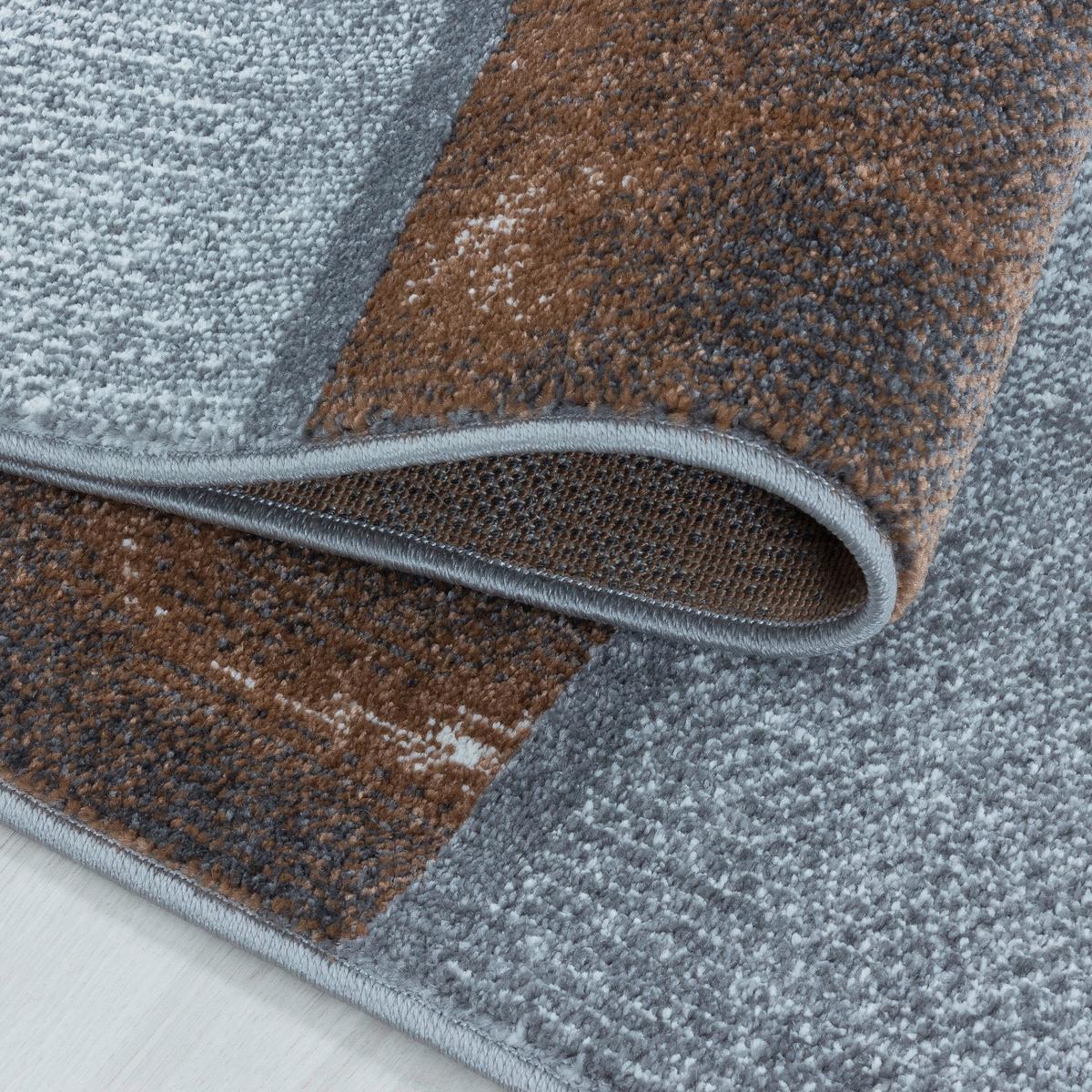 Teppich Läufer Kupfer Ottawa 80x250 cm - Kupferfarben, Design, Textil (80/250cm)