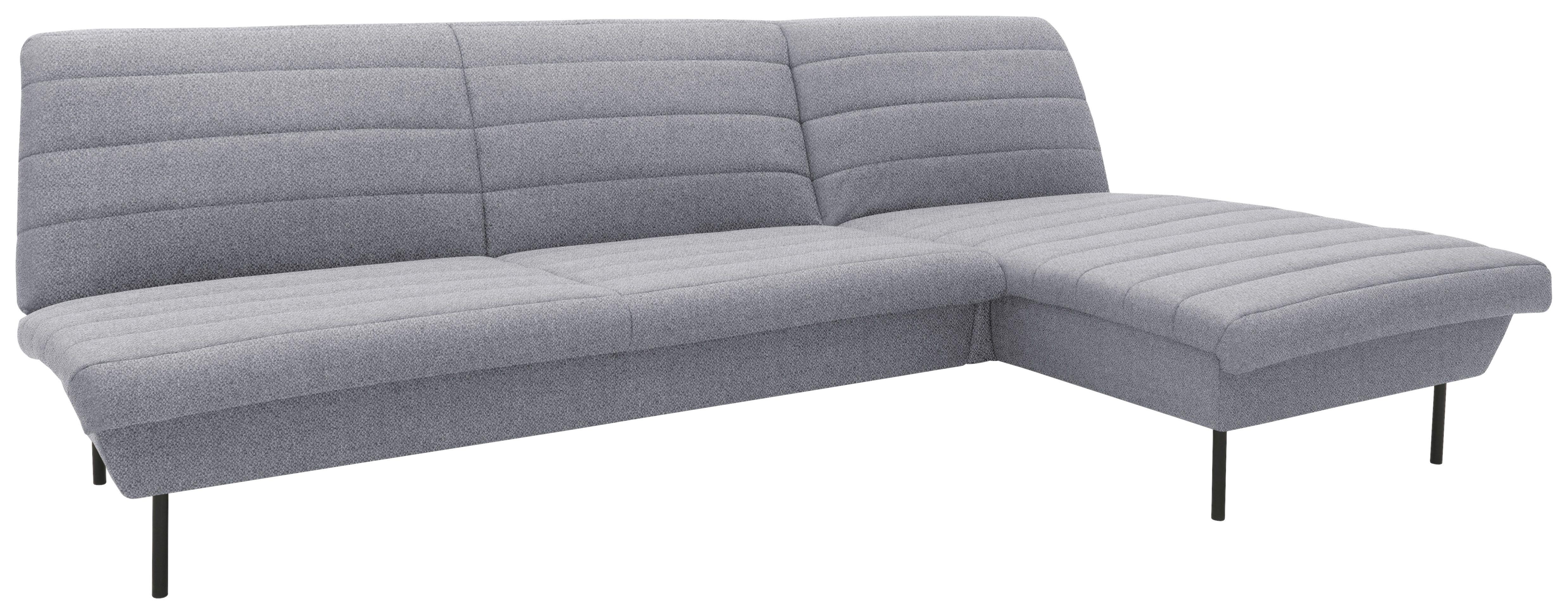 Ecksofa Looks Ix Grau/Hellblau Webstoff - Schwarz/Grau, Design, Textil (274/168cm) - LOOKS by W.Joop