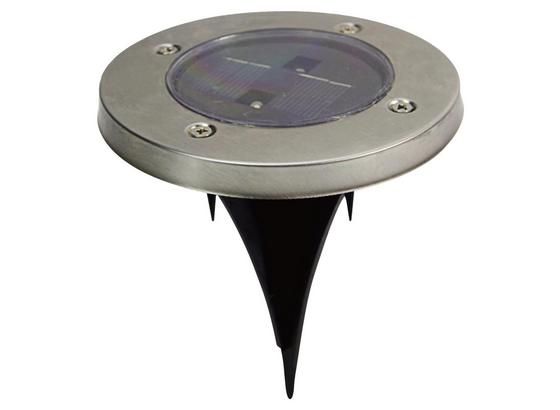 Solarleuchte Edelstahlfarben