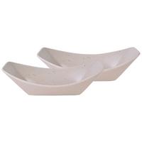 Schüsselset Keramik Creme 2--Teilig. BxH: 23,5x13,5 cm - Creme, Basics, Keramik (23,5/13,5cm) - Creatable
