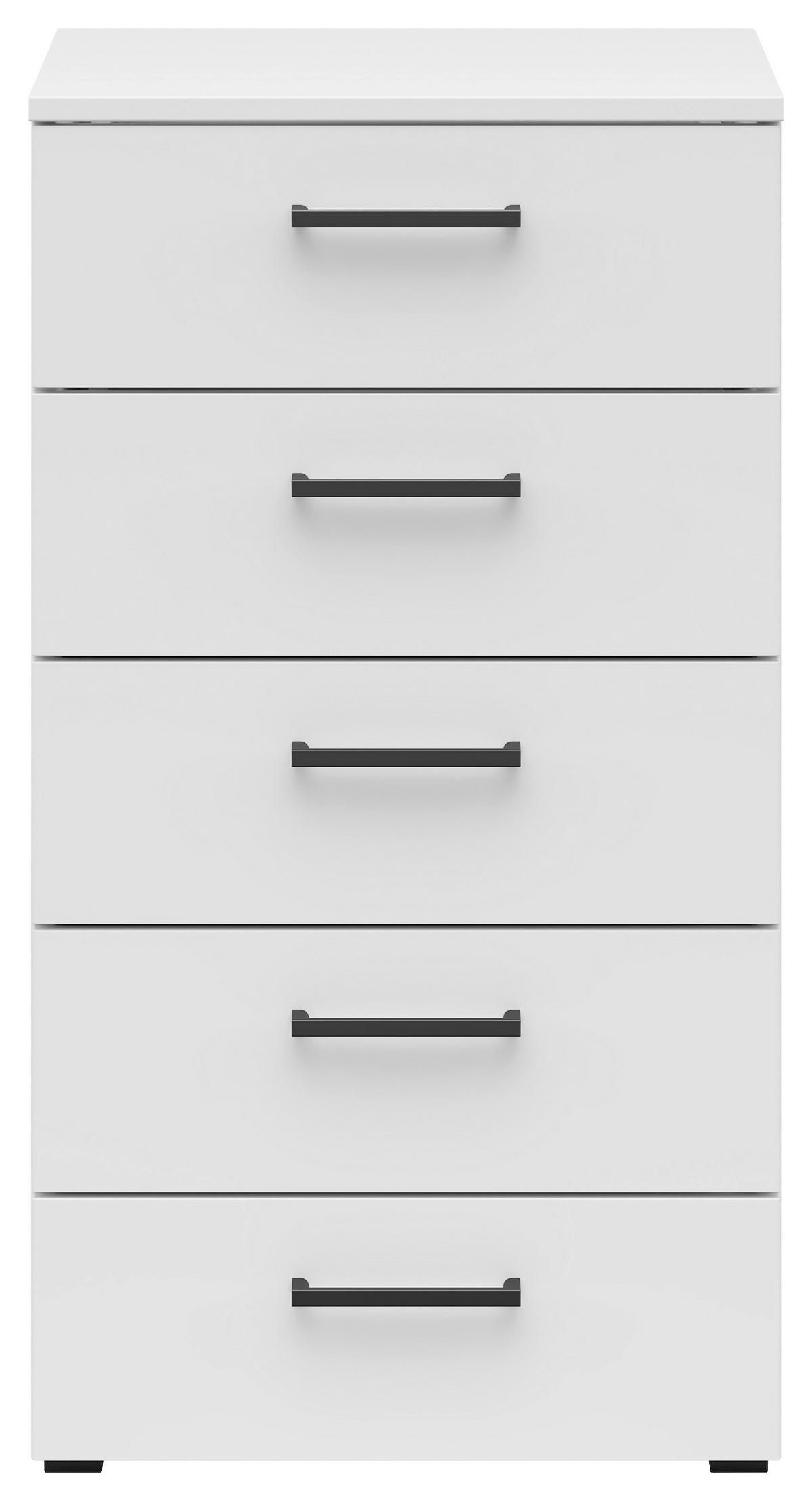 Komoda MULTISTAURAUM š: 45 cm - čierna/biela, Modern, kompozitné drevo/plast (45/83/40cm)