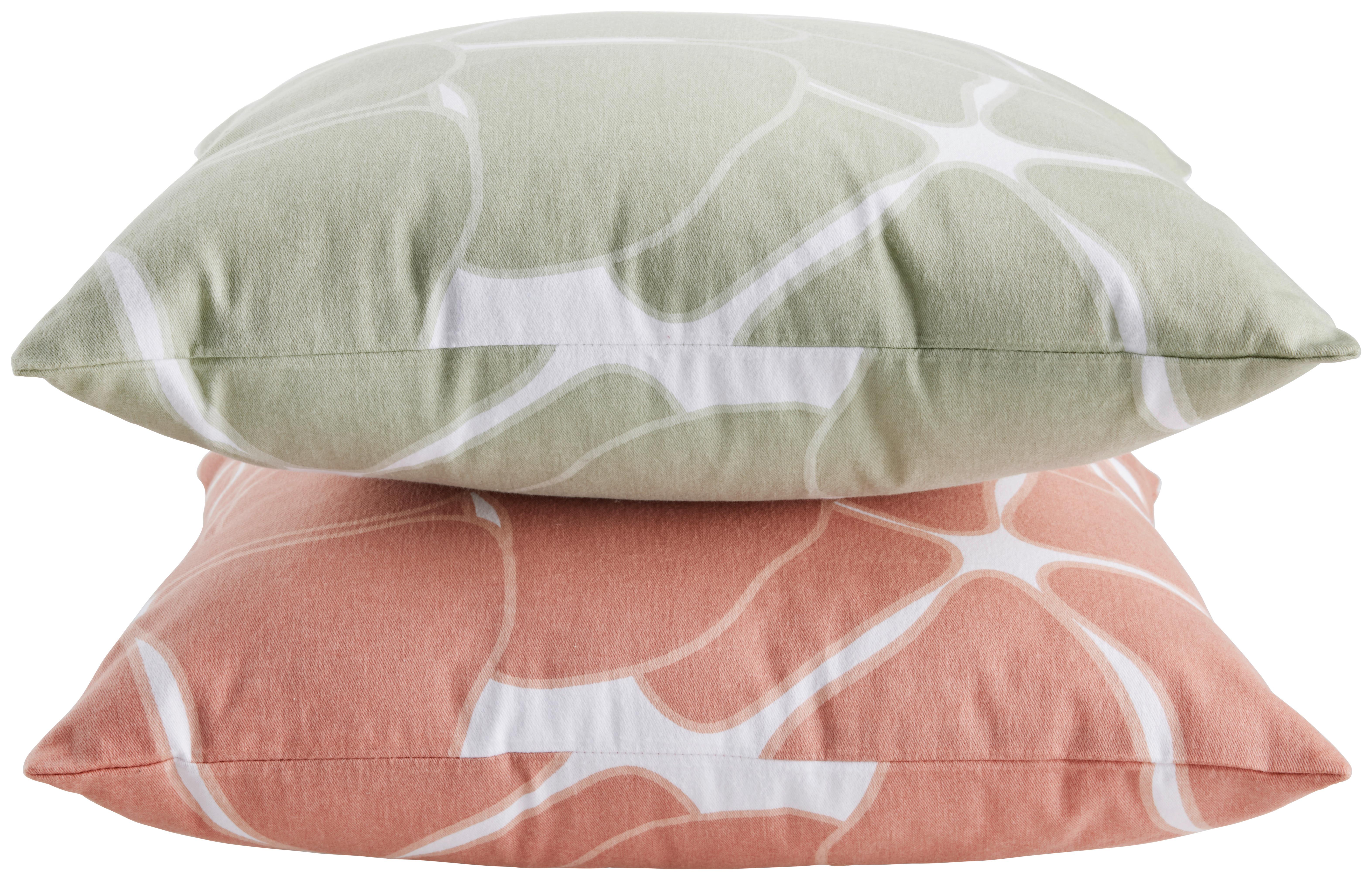 Dekorační polštář Blooming, 45/45cm, růžová - pink, Romantický / Rustikální, textil (45/45cm) - Modern Living