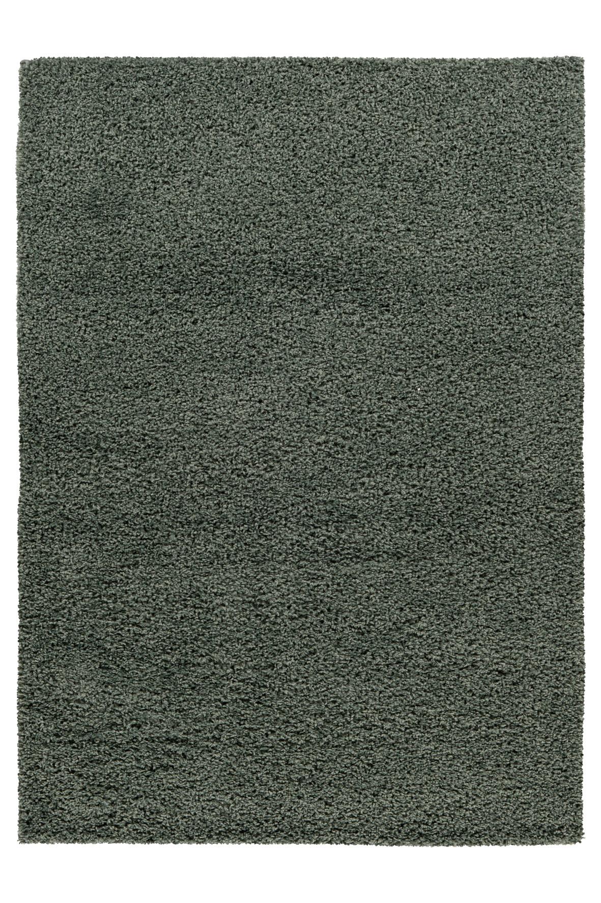 Hochflorteppich My Twist 215 - Jadegrün, Basics, Textil (60/110cm) - Obsession