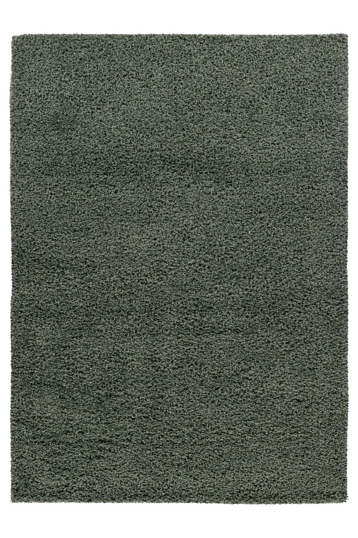 Hochflorteppich My Twist 215 - Jadegrün, Basics, Textil (60/110cm) - Obsession