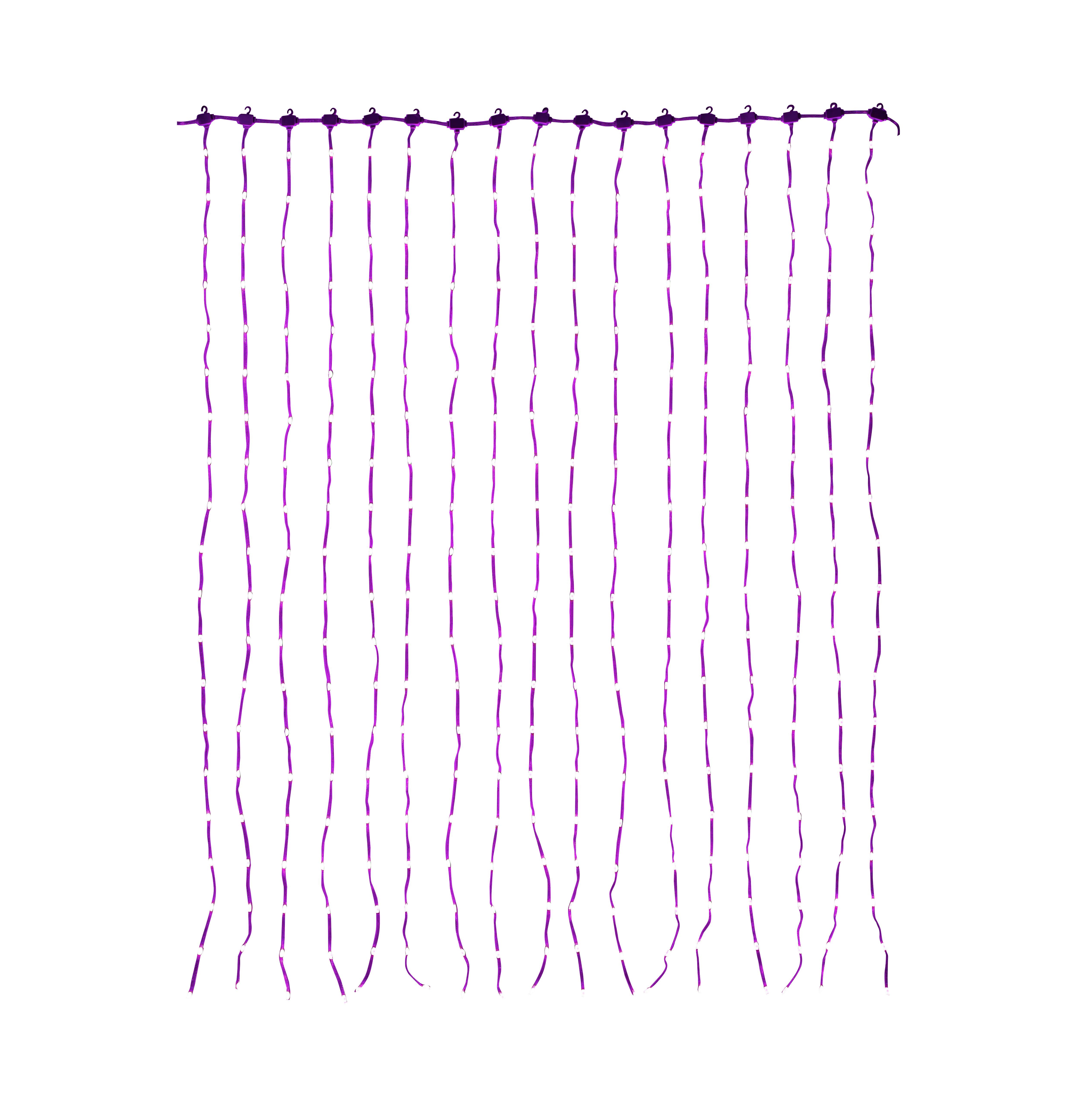 Led Díszlámpa Linu - fekete/áttetsző, Design, műanyag (140/140cm) - Luca Bessoni