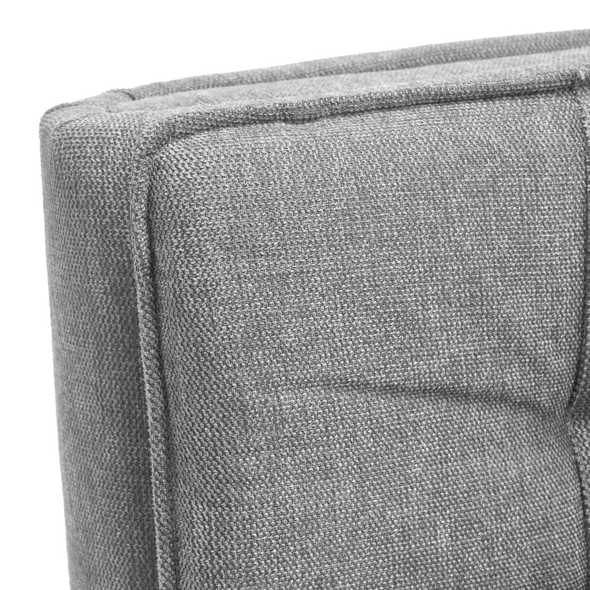 Rozkládací pohovka SUN, šedá, sklopná, max. 360 kg - šedá/černá, Moderní, dřevo/textil (190/83/93cm) - Mömax