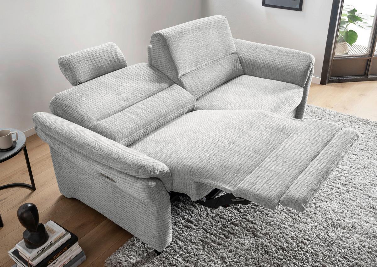 3-Sitzer-Sofa Cavoli, Weiß B: 192 cm - Schwarz/Weiß, MODERN, Textil (192/90/89cm) - Livetastic