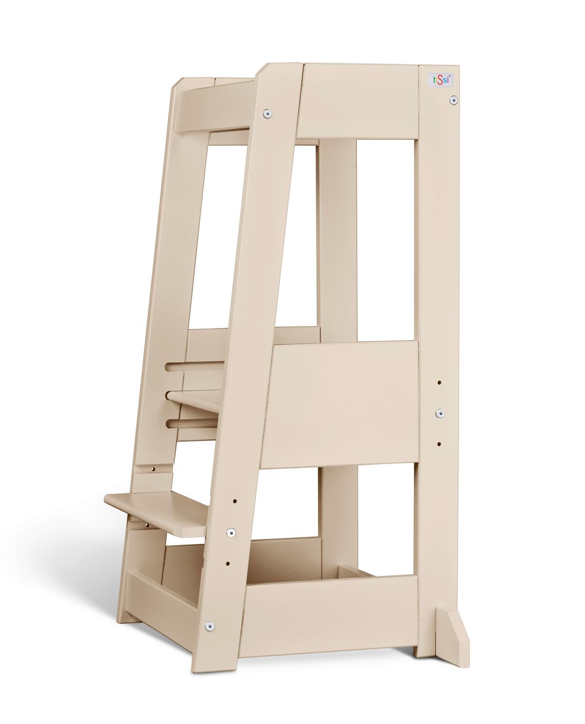 Lernturm Felix Creme, B/H/T: 40x91x45cm - Creme, Basics, Holz (40/91/45cm) - tiSsi